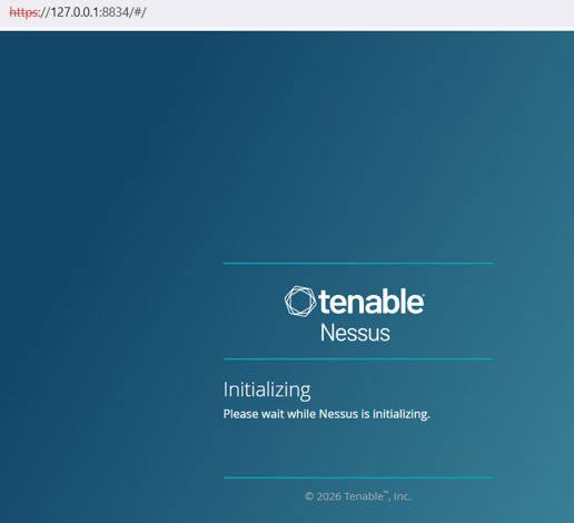 Nessus Initializing