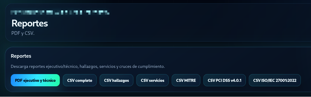 Reportes PentestDrive